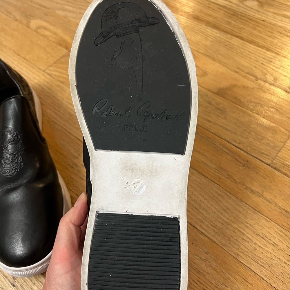Robert Graham Embossed Skull Leather Shoes - Picture 13 of 16